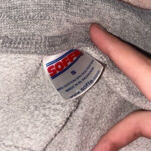 Soffe Men's Light Gray Sweater